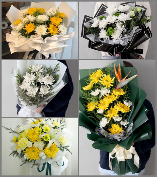 湖南永州祁阳县黄泥塘镇金盆村白事花束代送